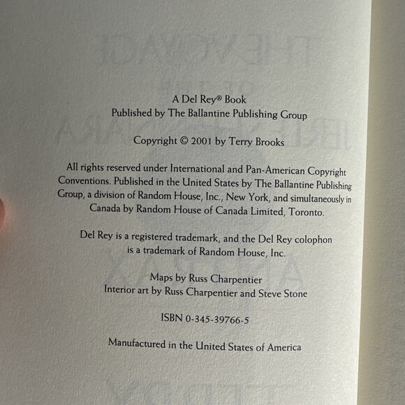 The Voyage of the Jerle Shannara Ser.: Antrax by Terry Brooks (2001, Hardcover) - Picture 10 of 10